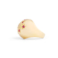 Ruby Starburst Bombe 18K Gold Dome Ring