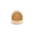 Ruby Starburst Bombe 18K Gold Dome Ring