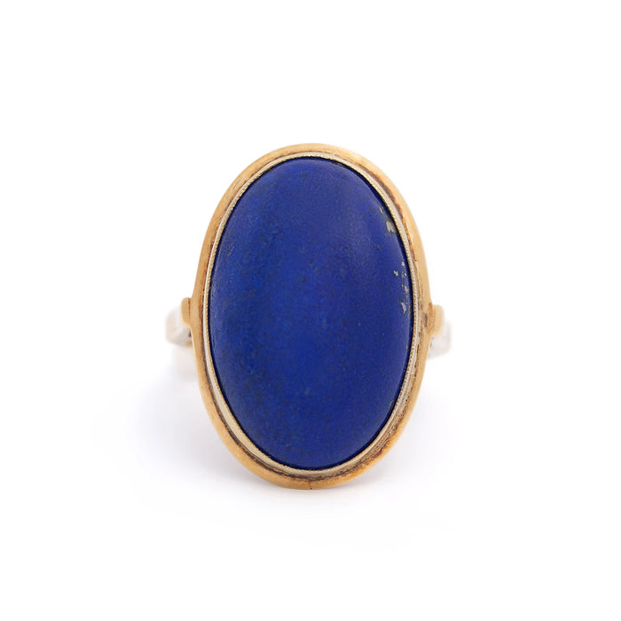 Lapis Lazuli and 14k Gold Ring