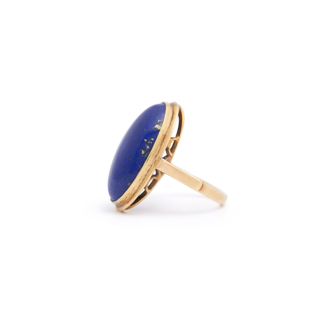Lapis Lazuli and 14k Gold Ring