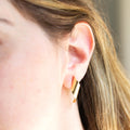 Sculptural Swirl 14K Gold Earrings