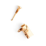 Movable 14k Gold Perfume Bottle Charm