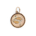 Pisces 14K Gold Iridescent Zodiac Charm