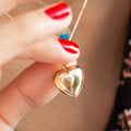 Puffy Heart 14k Gold Charm