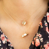 Movable 14k Gold Perfume Bottle Charm