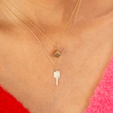 Single Dice 14K Gold Charm