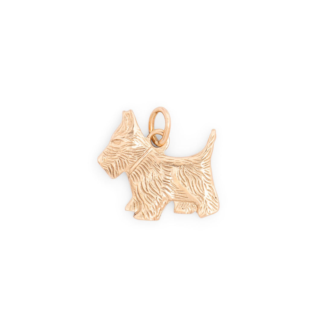 Scottie Terrier 10K Gold Dog Charm