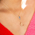 Movable Mermaid 14k Gold Charm