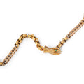 Victorian 15k Gold Chain Necklace With Hand Clasp
