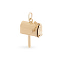 Movable Mailbox 14k Gold Charm