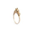 Horse Head 10k Yellow Gold Ring