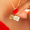 Movable 14K Gold, Enamel, And Paper Deck Of Cards Charm
