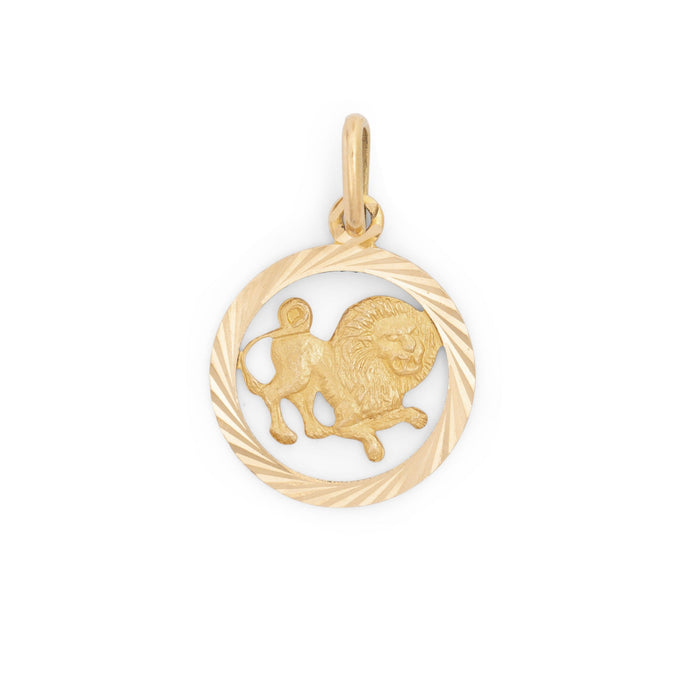 Leo 14K Gold Italian Zodiac Charm