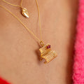 Lovers Bench 18K Gold Charm