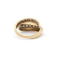 Cartier Diamond and 18k Gold Crossover Ring