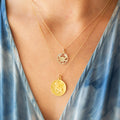 Taurus 18k Gold Coin Charm