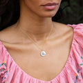 Gemini Enamel And 14k Gold Zodiac Charm