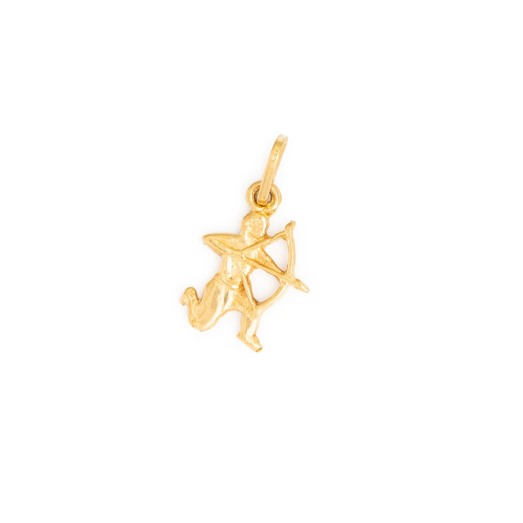 Sagittarius 10k Gold Figural Zodiac Charm