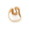 Abstract Wavy 10k Gold Ring
