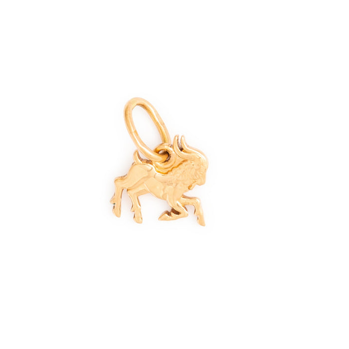 Russian 14K Rose Gold Capricorn Figure Zodiac Charm