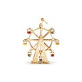 Austrian Large Ferris Wheel 14k Gold and Enamel Charm