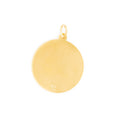 Cancer 14K Gold Disc Zodiac Charm