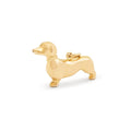 English Dachshund 9k Gold Dog Charm