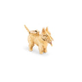 Scottie Terrier 9k Gold Movable Dog Charm