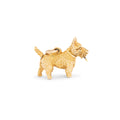 Scottie Terrier 9k Gold Movable Dog Charm