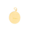 English Virgo 9k Gold Disc Zodiac Charm