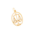 Libra 3-Dimensional 9k Gold Zodiac Charm