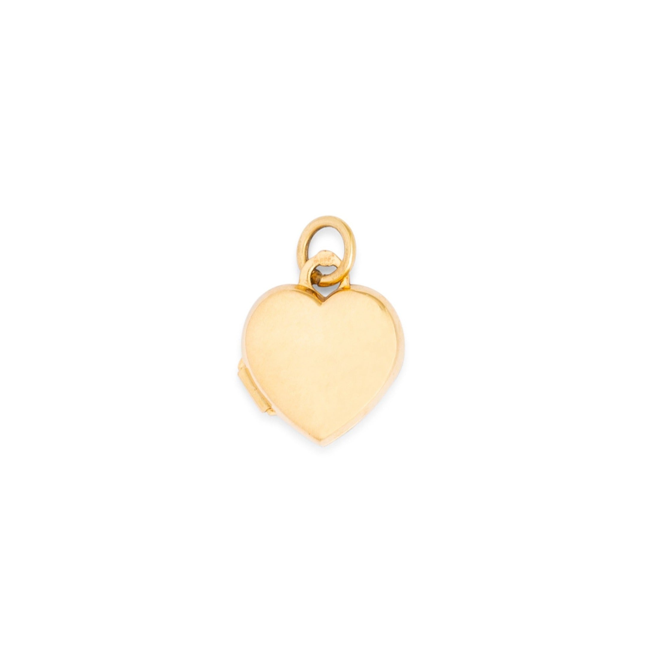 Petite 14k Gold Heart Locket
