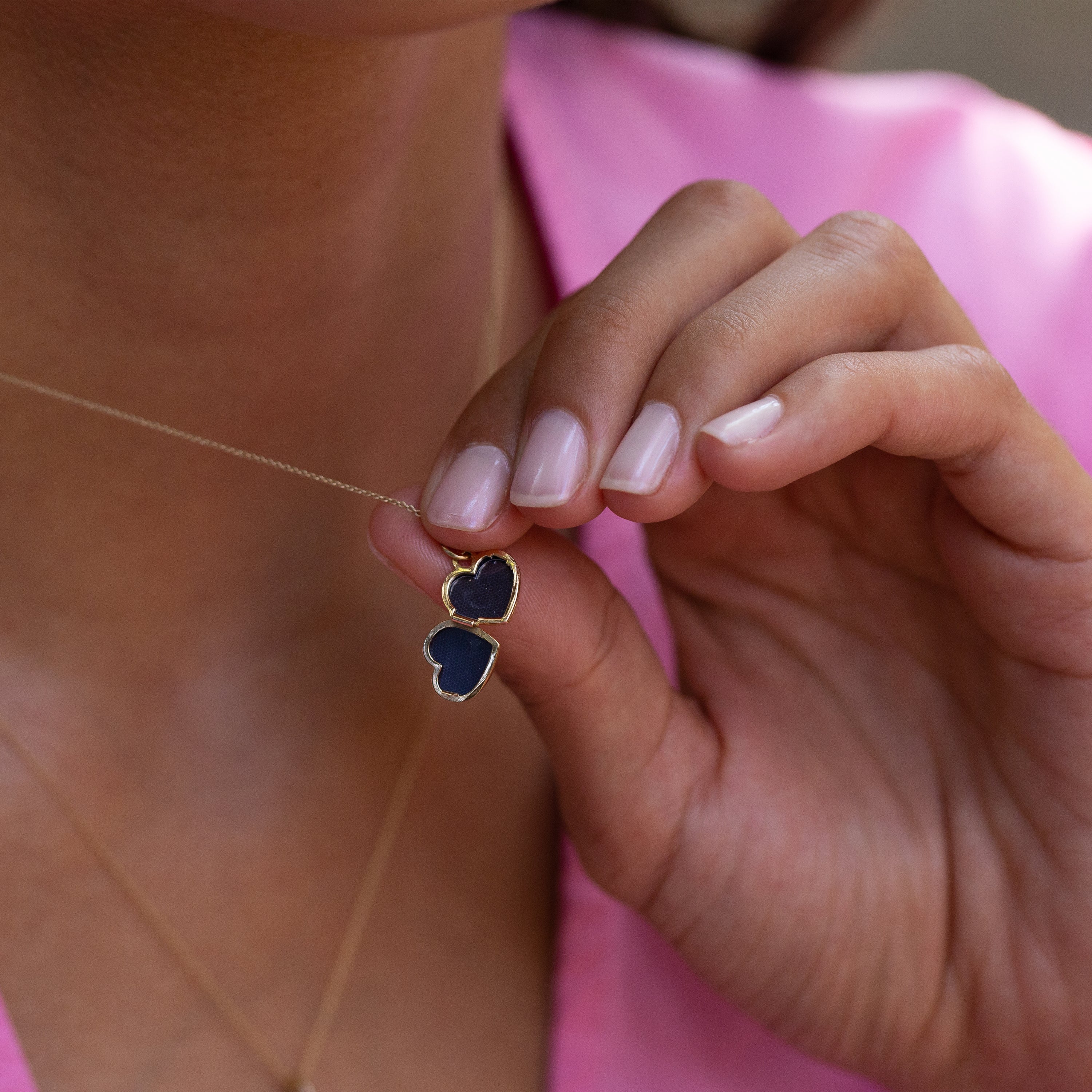 Petite 14k Gold Heart Locket