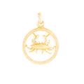 Cancer 14k Gold Zodiac Charm