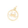 Cancer 14k Gold Zodiac Charm