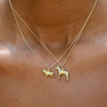 Boxer 14k Gold Dog Charm