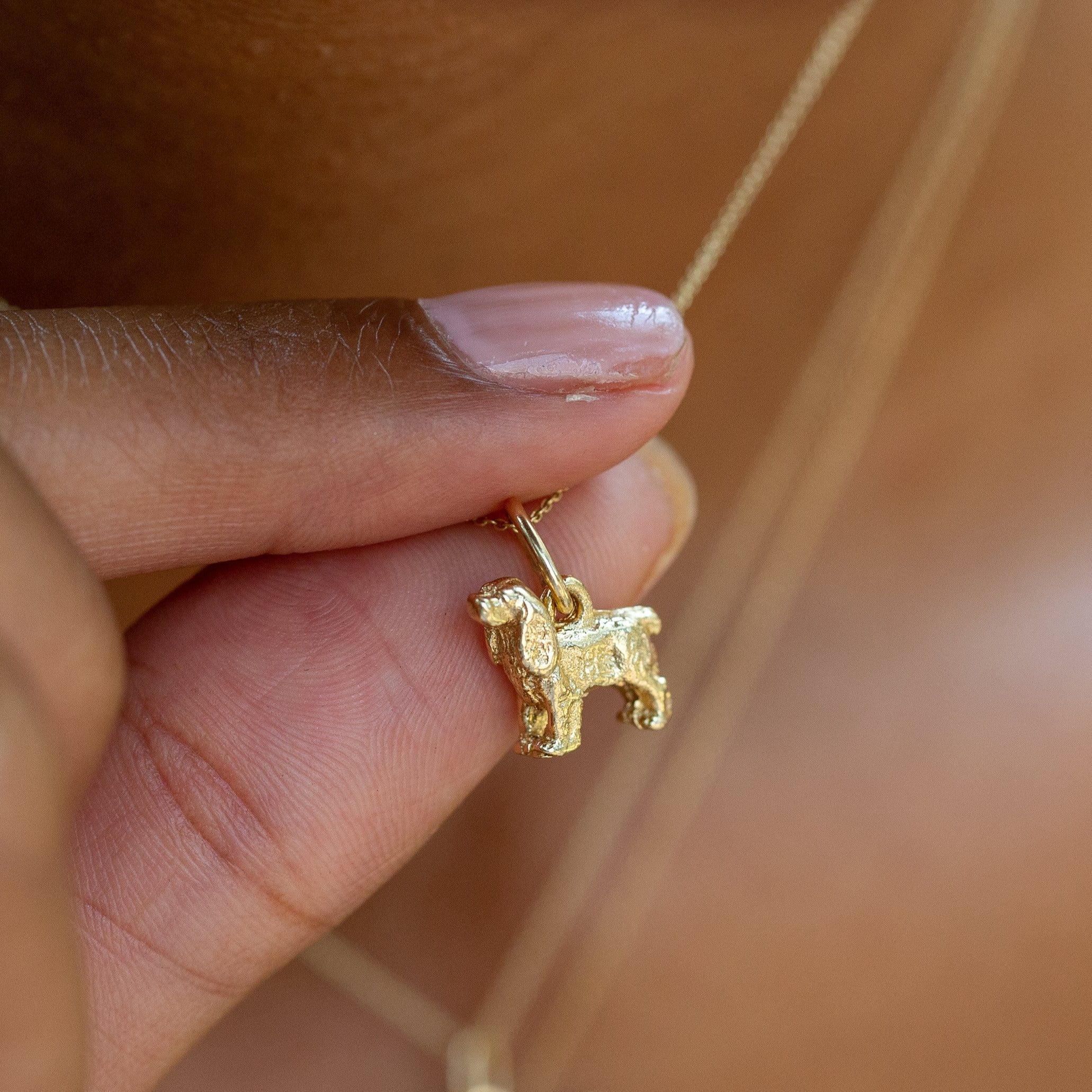 Cocker Spaniel 14k Gold Dog Charm