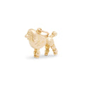 English French Poodle 9k Gold Dog Charm