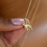 Retriever 14K Gold Dog Charm