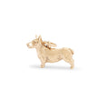 English Corgi 9K Gold Dog Charm