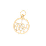 English "I LOVE YOU" 9k Gold Charm