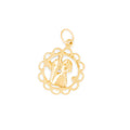 Bride and Groom Diamond and 10k Gold Charm
