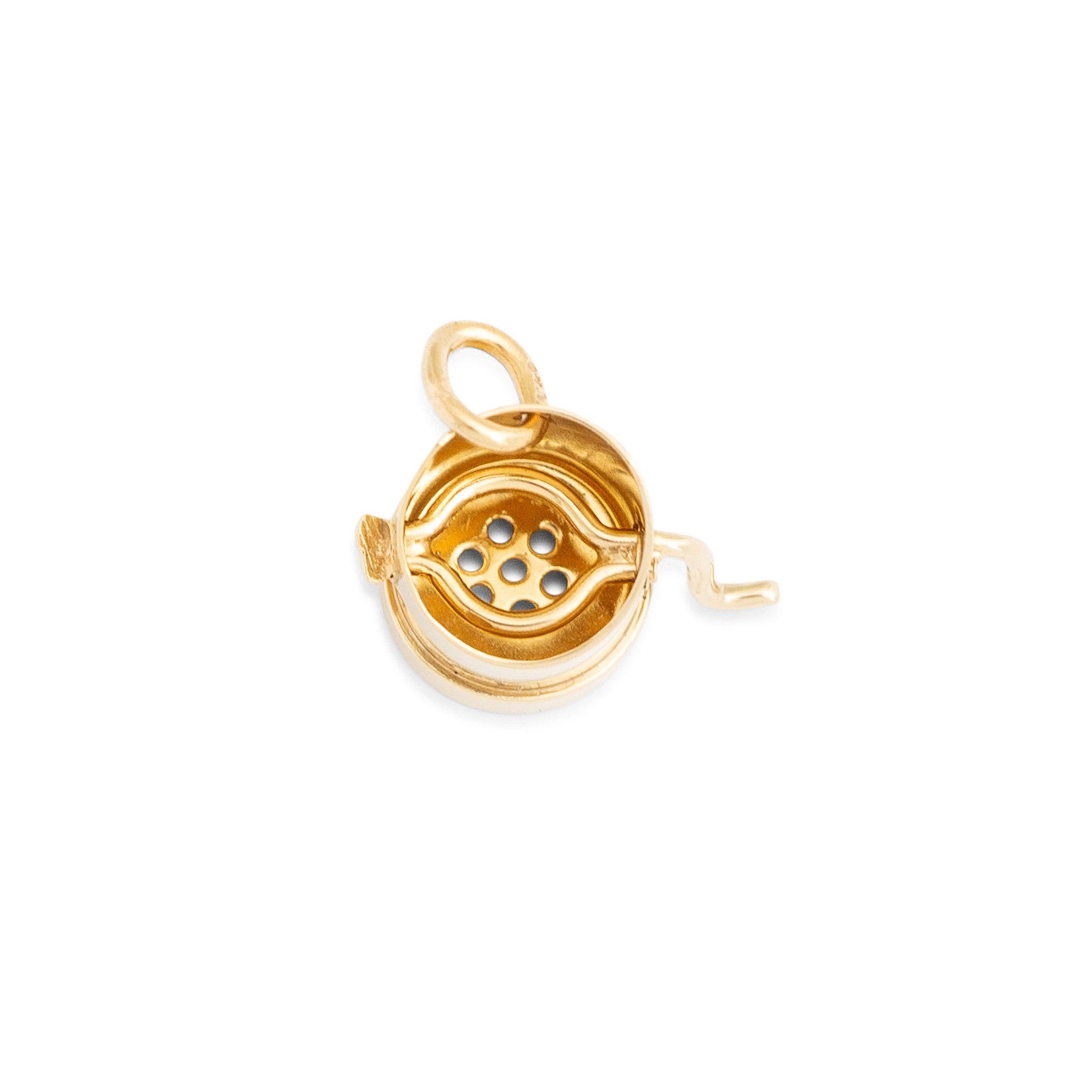 Movable Flour Sifter 14k Gold Charm