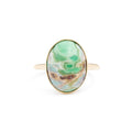 Variscite and 14k Gold Ring