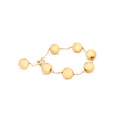 Ball and Chain Link 14k Gold Bracelet