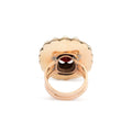 Victorian Garnet and Pearl Cluster 14k Gold Ring