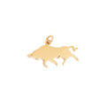 Taurus Bull 14k Gold Zodiac Charm