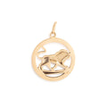 Leo 10k Gold Zodiac Charm