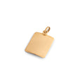 Aquarius 18k Gold Rectangular Zodiac Charm