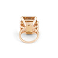 Citrine and 14k Gold Cocktail Ring